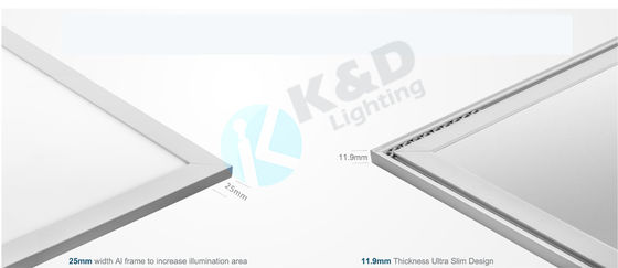 중국 흔들림 SMD2835 LED를 가진 자유로운 LED 편평한 패널 빛 4800-5760lm는 잘게 썹니다 협력 업체